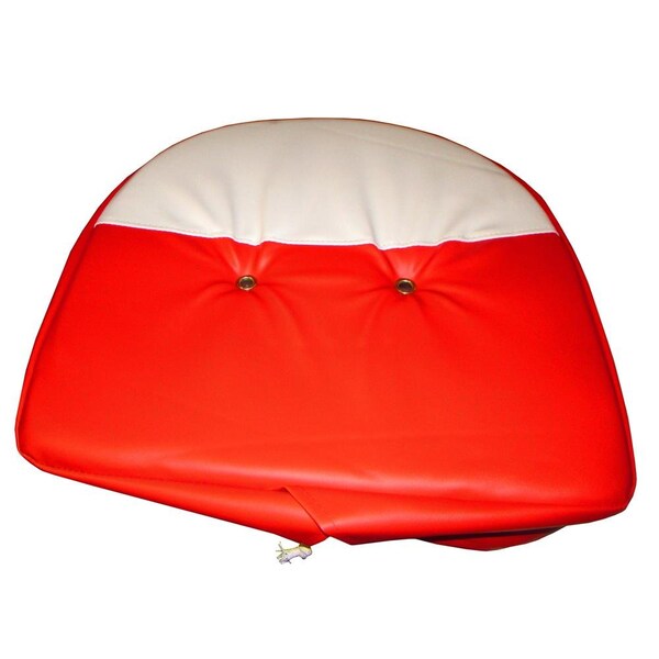 Aftermarket Red & White Seat Cushion Fits Ford Holland Universal Universal Fits Ford Holland T295RW - main